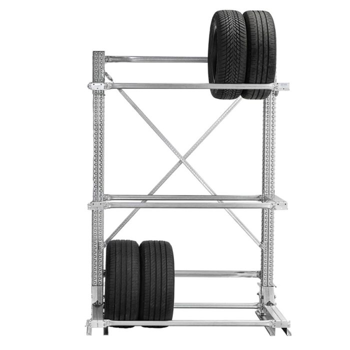 Cantistar – Rayonnage Cantilever léger porte-pneu Simple Face – Longueur 1200 mm – Galvanisé 3