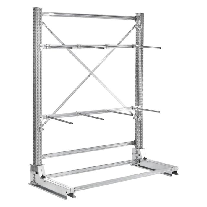 Cantistar – Rayonnage Cantilever léger vertical galvanisé, élément départ – Longueur 1500 mm - Image 3
