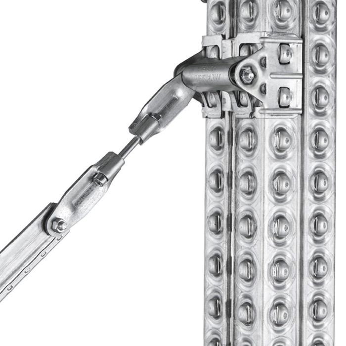Cantilever léger double face Longueur 1200 mm – Rayonnage galvanisé pour stockage de barres et tubes 2