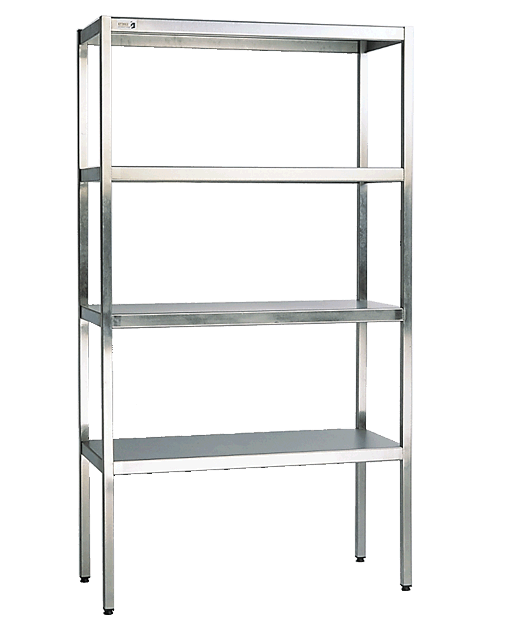Rayonnage étagère inox soudée 4 niveaux – 1800 mm de hauteur – Largeurs 430 et 550 mm 2