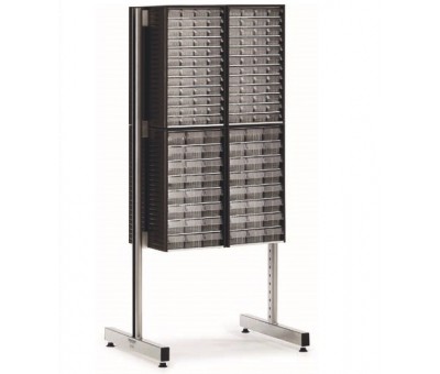 Stand à bacs transparents simple ou double face BS-550L & BS-550T – Rayonnage à bacs Treston 3