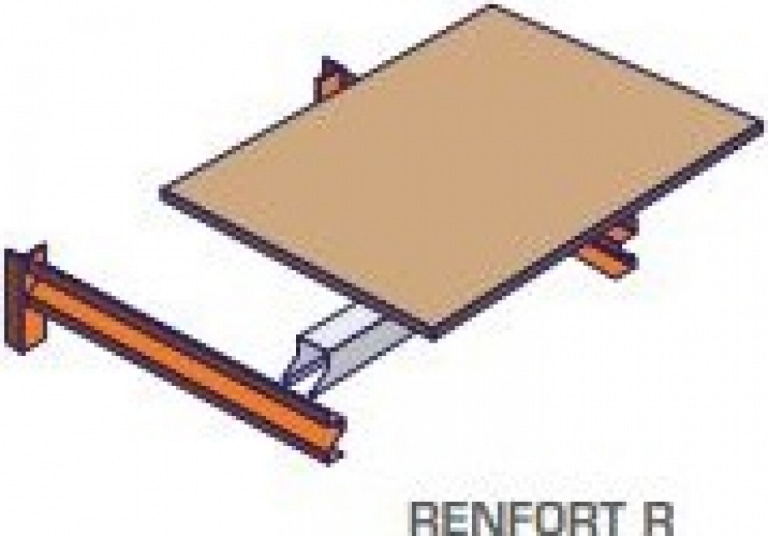 Renfort de niveau pour rayonnage rack semi-lourd – à fixer sur les lisses - Image 1
