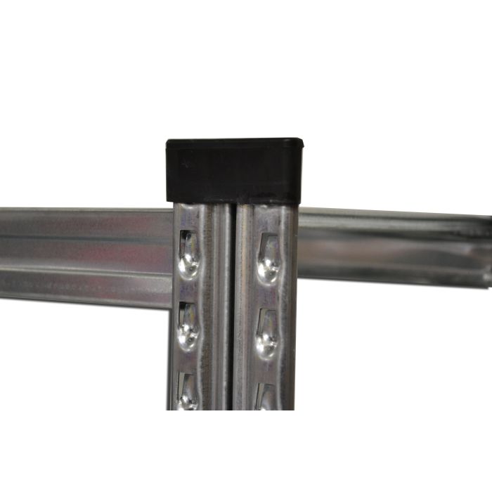 Rayonnage Galvastar L.900 x P.320 x H.1576 mm – 3 niveaux galvanisés – Charge 130 kg/tablette 2