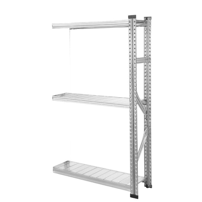 Rayonnage Galvastar L.900 x P.320 x H.1576 mm – Kit 3 niveaux – Charge 130 kg par tablette - Image 1