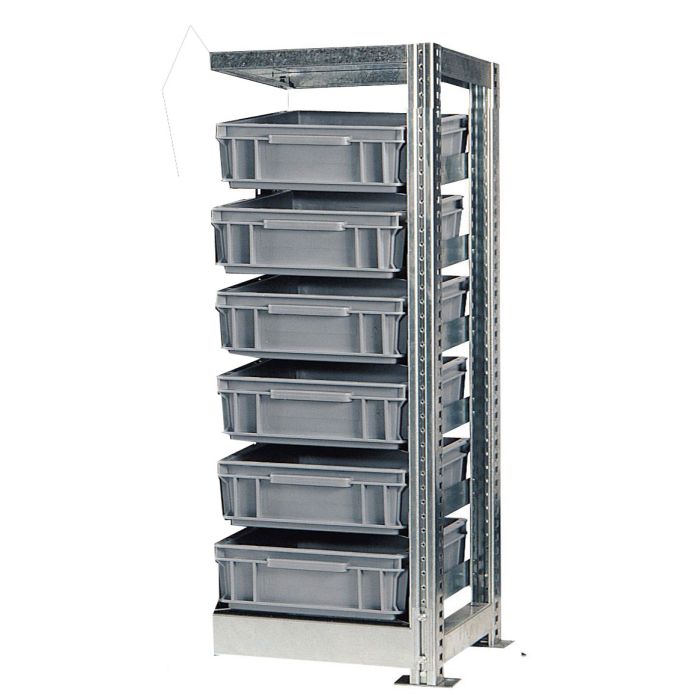 Kit TR suivant H.1010 mm avec caisses 6412A – 6 bacs Europe Athéna 20 litres, échelle et guides 1