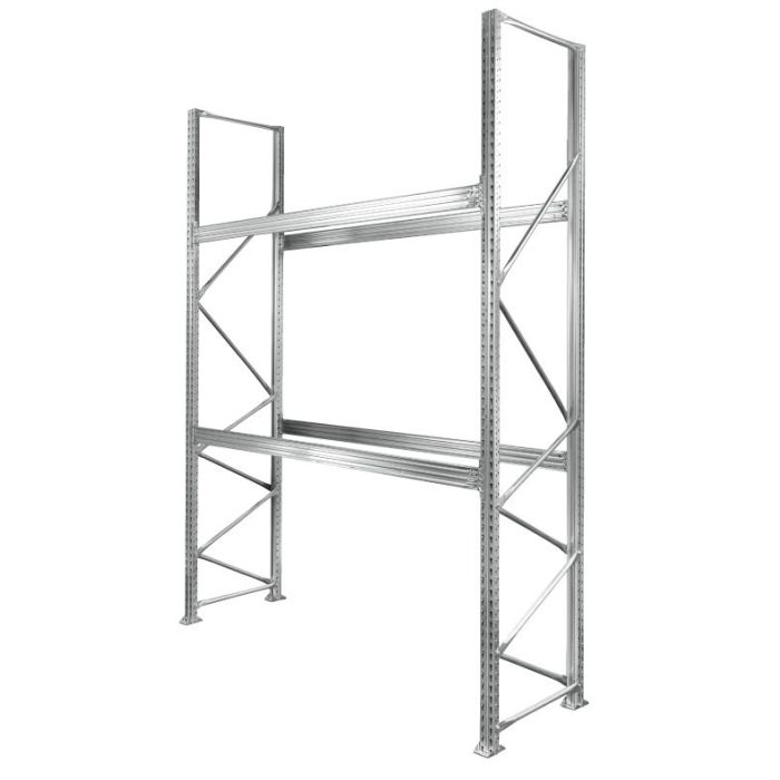 Rayonnage palette Palstar Galva 2 niveaux – charge 3400 kg par niveau – capacité 9 Euro palettes 1