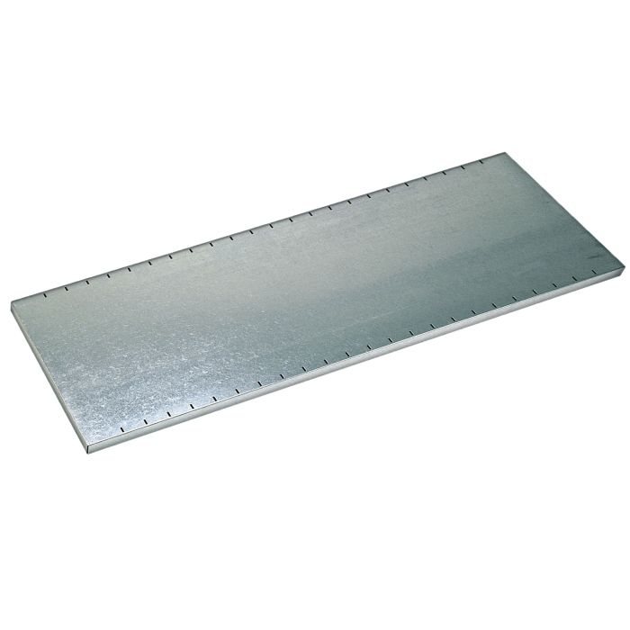 Tablette pour rayonnage GALVATOP – Tôle acier galvanisé – Réglable en hauteur – 970 ou 1170 mm 1
