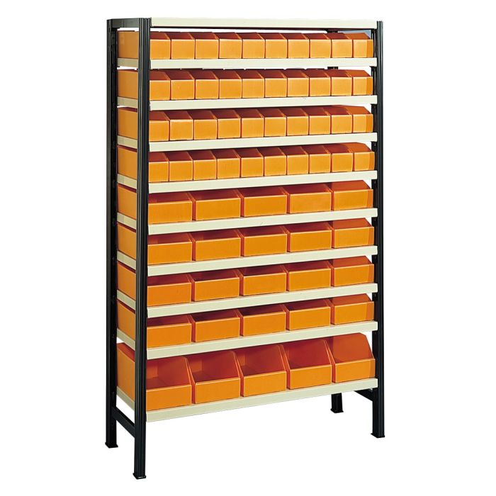 Rayonnage picking ISYBOX – 65 bacs alvéolaires de 5L, 7L et 10,5L – L. 1030 x P. 400 x H. 1650 mm 1