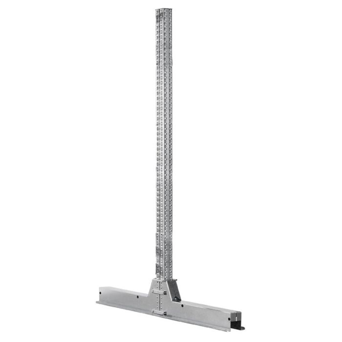 Montants CANTISTAR galvanisés H 1990 mm – Système d&rsquo;accrochage des bras tous les 33 mm 1