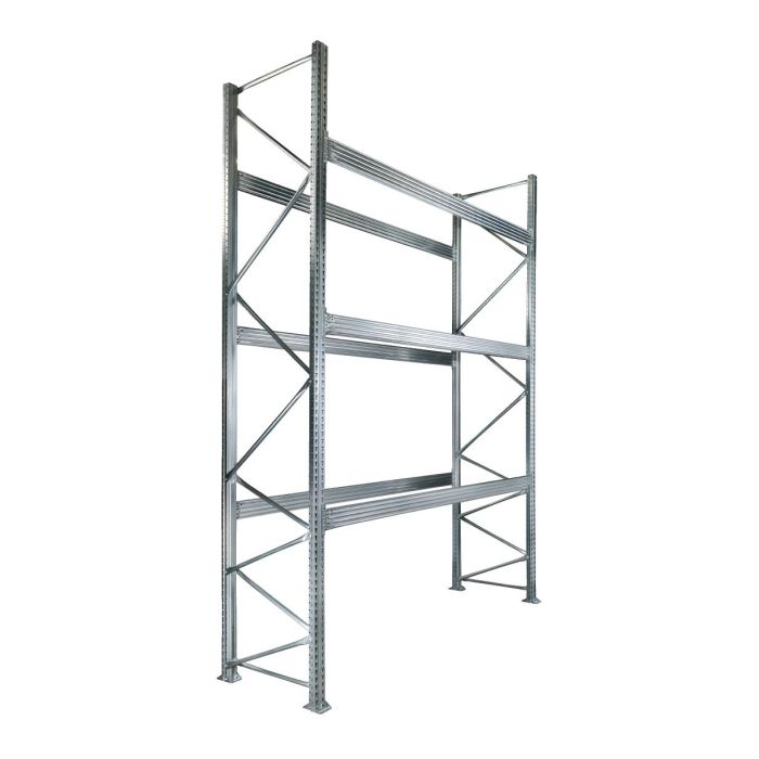 Rayonnage Galvanisé PALSTAR – 3 niveaux à composer – L. 2700 x P. 1100 x H. 4500 mm 1