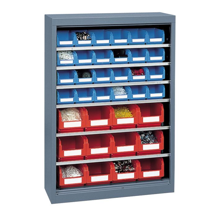 Armoire à bac 1000 B – 24 bacs 1L et 12 bacs 3,8L – L. 700 x P. 270 x H. 1000 mm 1