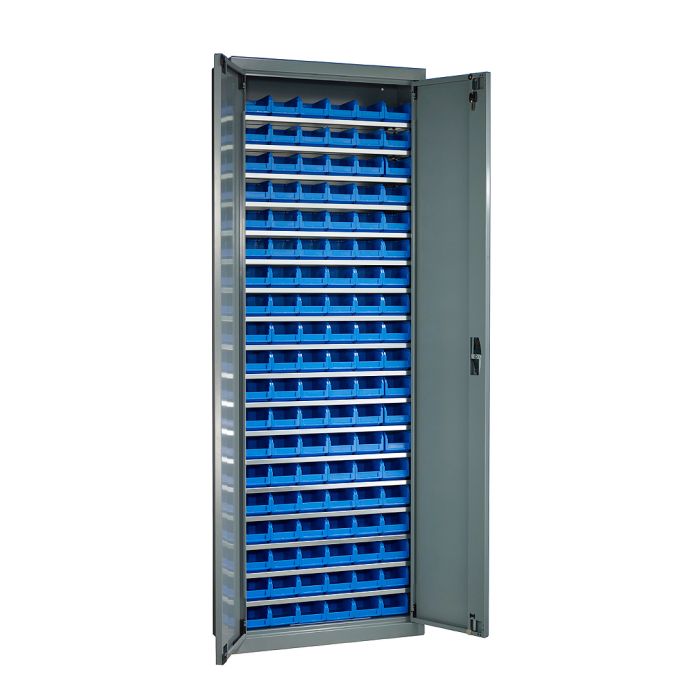 Armoire à bac 2000 C – Armoire métallique avec 114 bacs plastique de 1 litre – L. 700 x P. 270 x H. 2000 mm 1