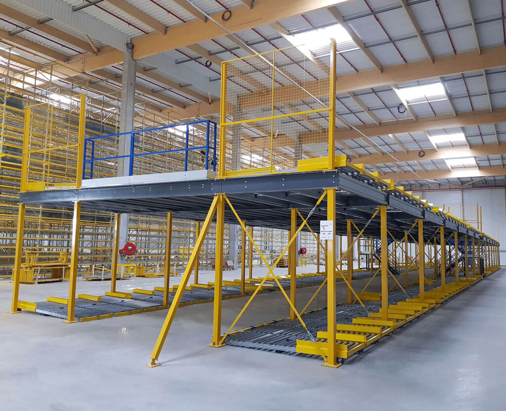 Mezzanine métallique logistique DIPLEX – Fabrication française sur mesure pour entrepôts 3