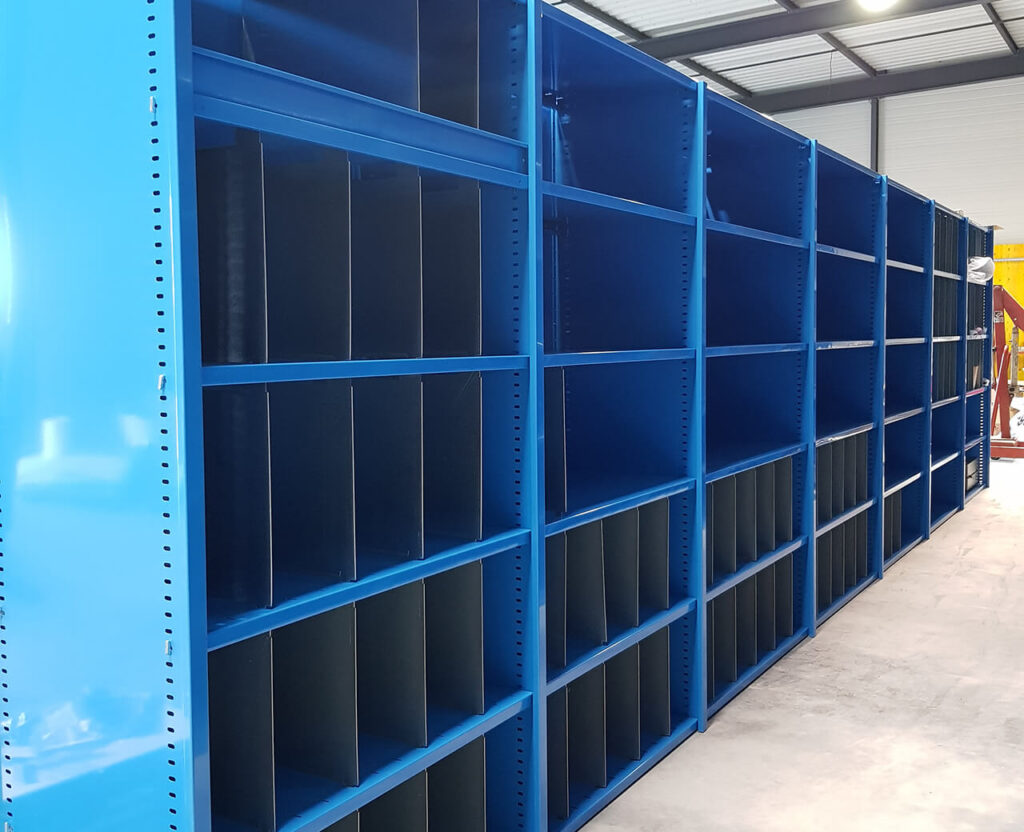 Rayonnage tôlé – Rayonnage d&rsquo;archives et de bureaux pour charges légères, fixe ou mobile 1