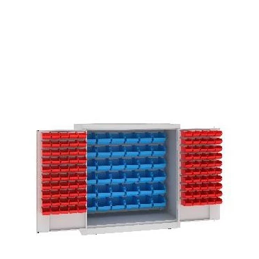 Armoire d&rsquo;atelier à bacs à bec – Haute ou basse – Tôle acier 10/10 – Références 10.4079.01 à 10.4079.05 2