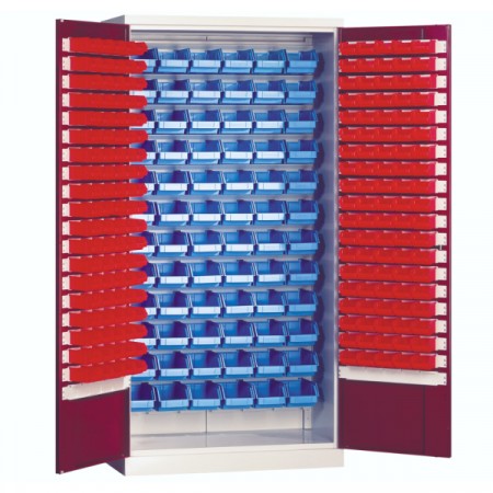 Armoire d&rsquo;atelier à bacs à bec – Haute ou basse – Tôle acier 10/10 – Références 10.4079.01 à 10.4079.05 1