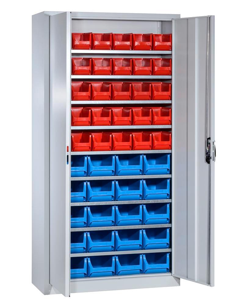 Armoire de rangement avec 50 bacs à bec pro-line A – 1000 x 420 x 1980 mm – Vestiaire et armoire à matériel 1