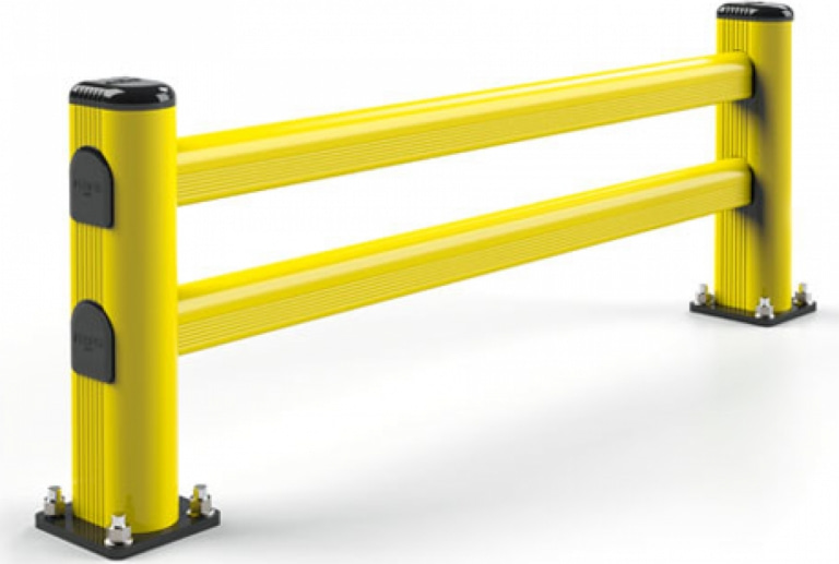 Barrière latérale de sécurité pour rayonnage – adaptée aux chariots manuels 1