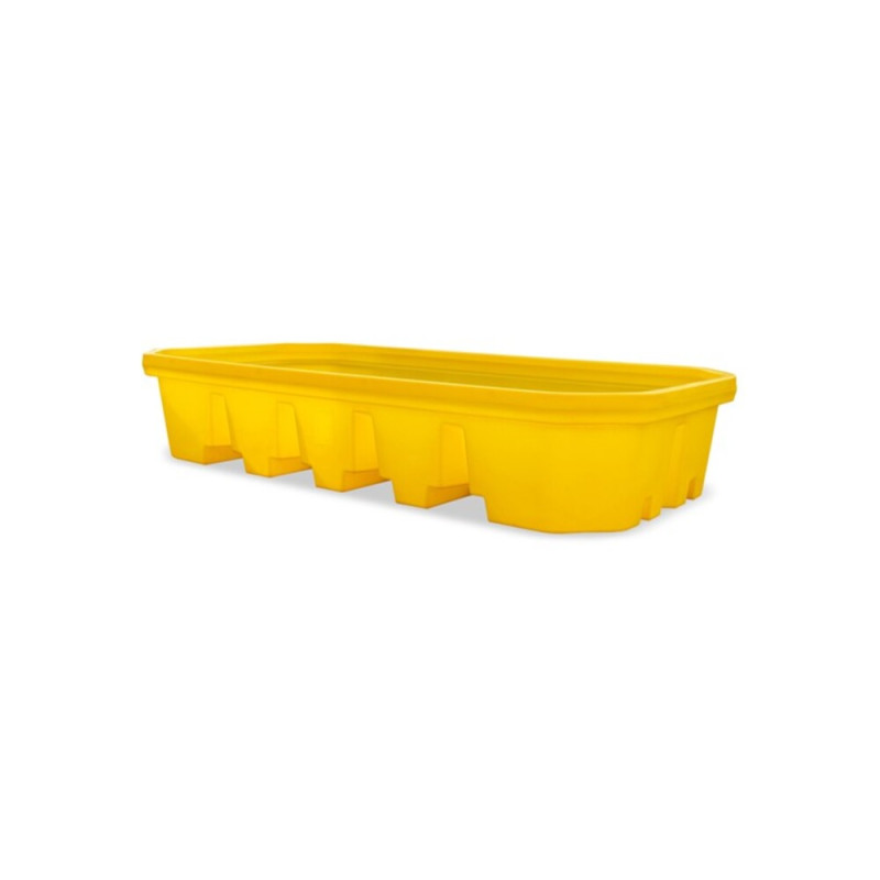 Bac de rétention sous rayonnage en plastique – 1100 L – 2 longueurs (2200 ou 2700 mm) – Accessoire rayonnage 2