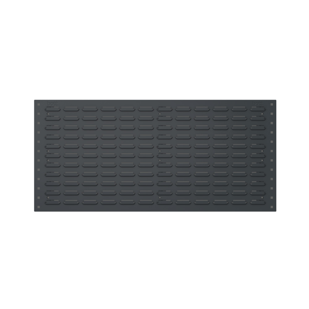 Panneau à Bacs 1.0 m – Panneau en acier pour montage mural horizontal – 991x19x457 mm - Image 1