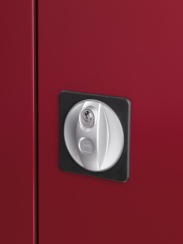 Armoire Cubio SMLF-6520-2 – Portes à Bacs, 650x525x2000 mm, RAL 7035/5010, Tôle d&rsquo;Acier - Image 1