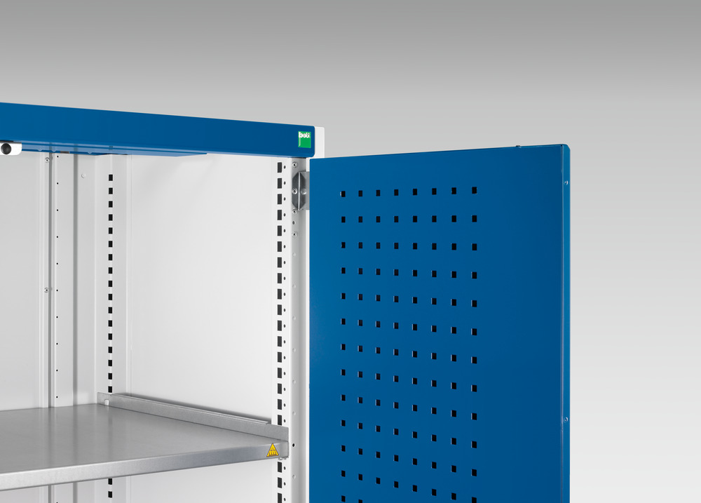 Armoire Cubio SMLF 13612-1 avec portes perfo – 1300x650x1200 mm – RAL 7016 – 40022015.77V 3