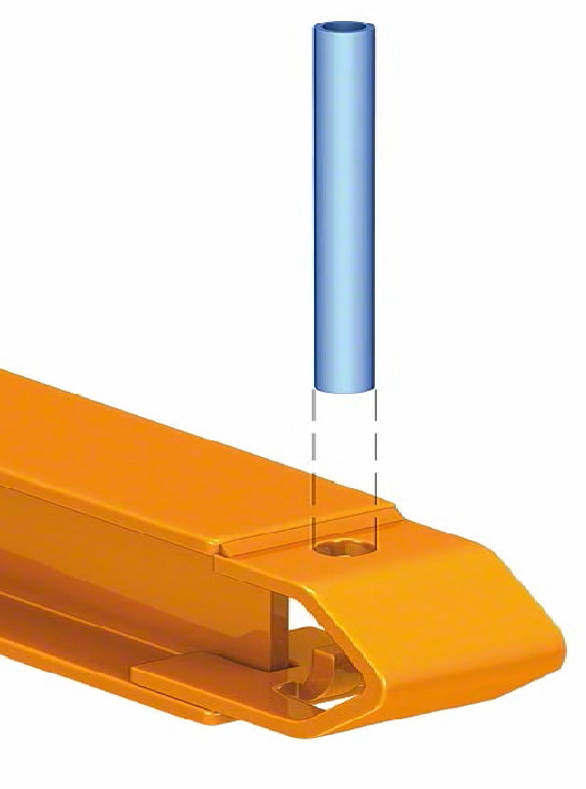 Butée amovible pour bras de cantilever – MECALUX – Reconditionné – galvanisé - Image 1