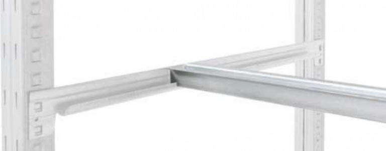 Renfort pour rayonnage rack léger galvanisé – augmentation de la charge par niveau de la tablette ~30kg - Image 1
