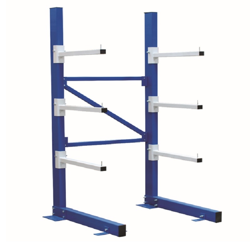Cantilever mi-lourd First – Rayonnage simple ou double face – Hauteur 2400 mm – Bras 400/500/600 mm – 4 niveaux 1