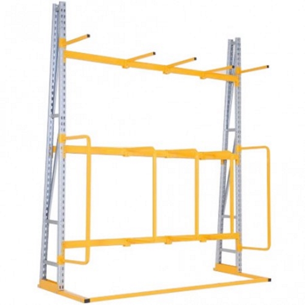 Cantilever rangement vertical – Rayonnage pour tubes, tuyaux, planches – Hauteur 2430 mm – Charge 300 kg 2