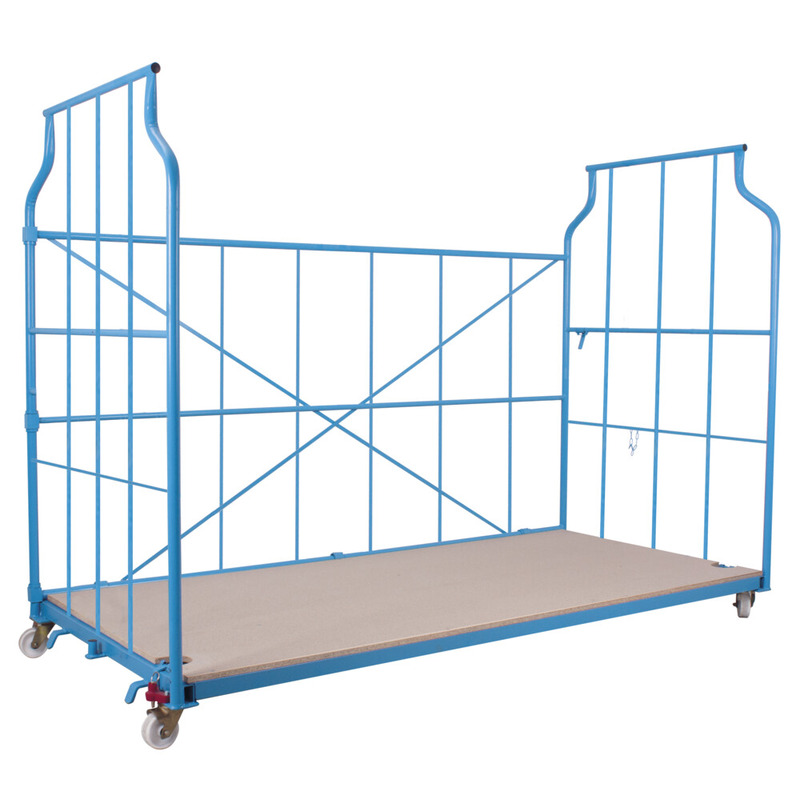 Chariot conteneur emboîtable et gerbable – 250 x 115 x H.185 cm – charge 600 kg – Rack industriel 1