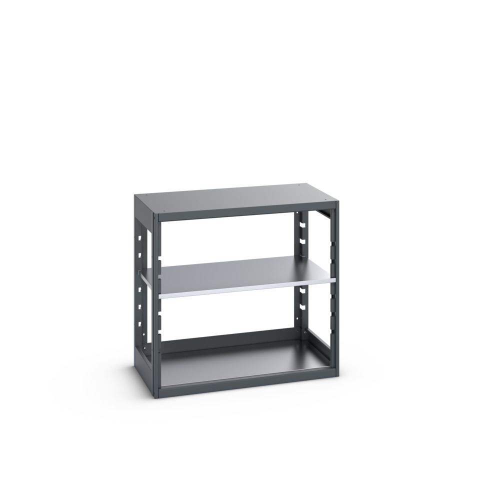 Rayonnage Cubio 10610 – 2 Tablettes – 1050x650x1000 mm – Acier Galvanisé – RAL 7016 1