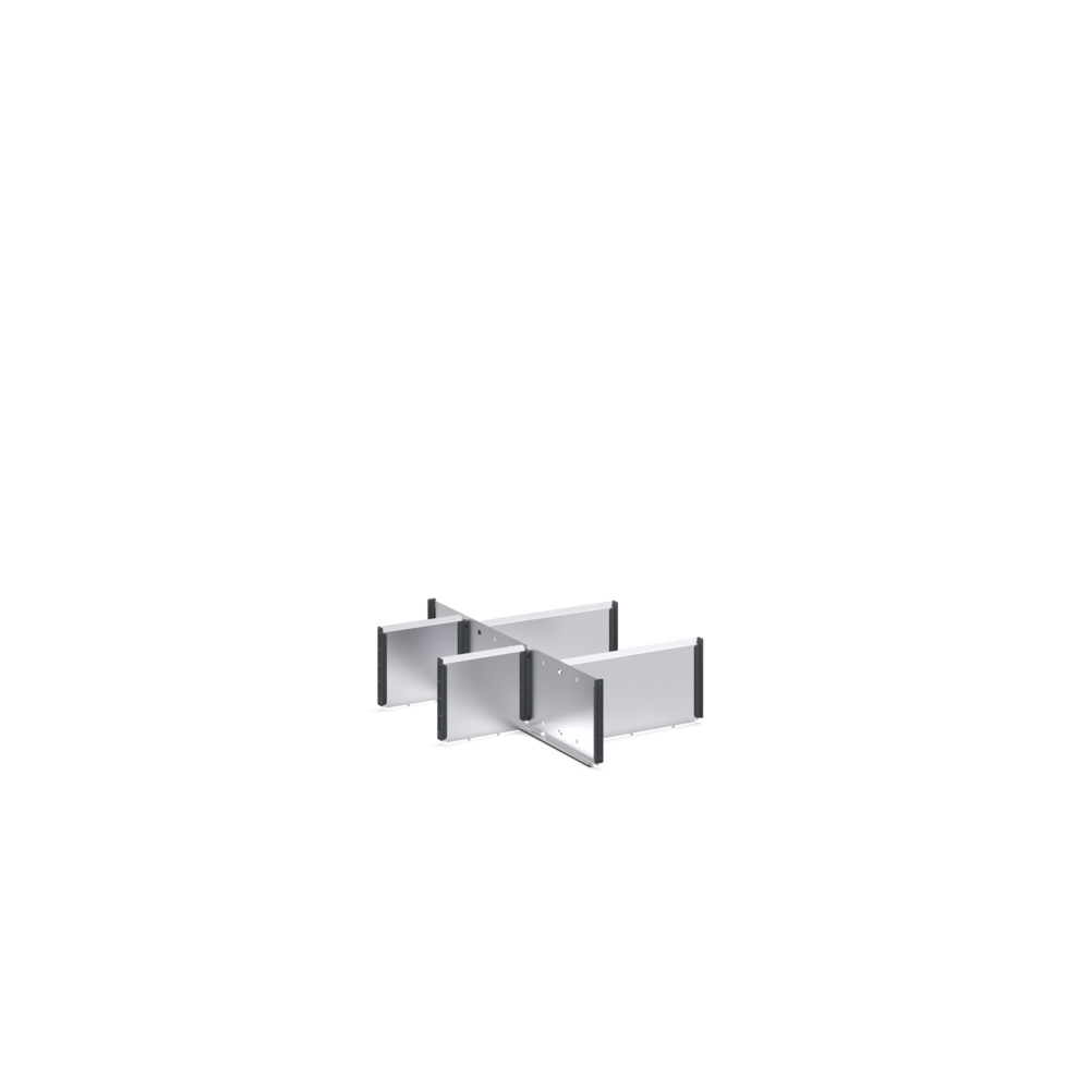 Jeu de séparateurs métalliques ETS-56150-6 – 6 compartiments – LxPxH: 525x525x52 mm – galvanisé 3