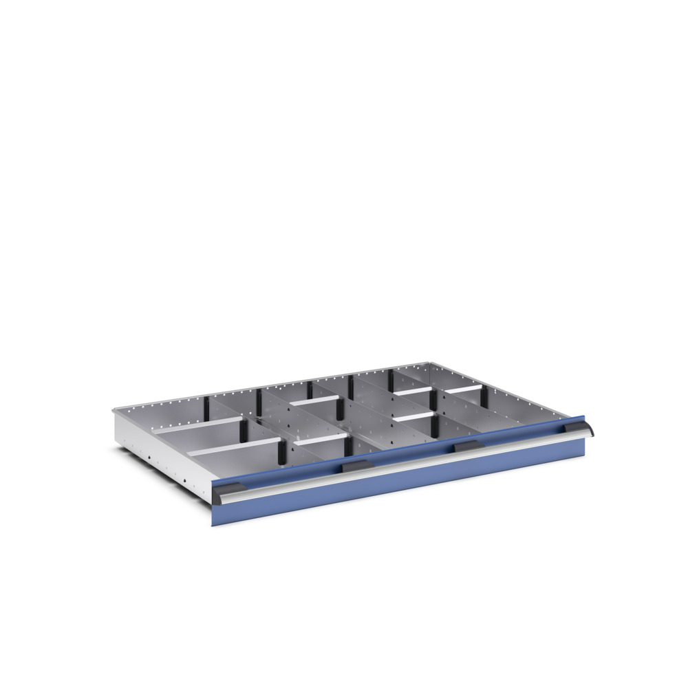 Jeu de séparateurs ETS-107100-6 13 compartiments – 525x525x52 mm galvanisé 2