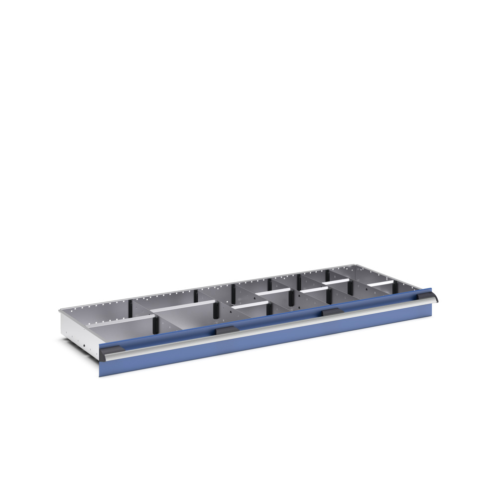 Jeu de séparateurs ETS-135100-6 14 – 14 compartiments – LxPxH: 525x525x52 mm – Acier galvanisé 2