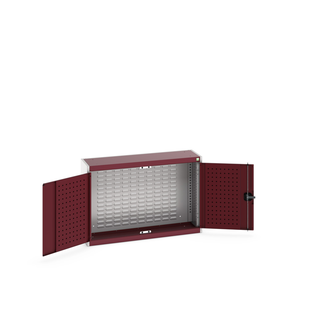 Armoire murale à bacs Cubio – 1050x325x700 mm – RAL 7035/3004 – 40031056.24V - Image 1