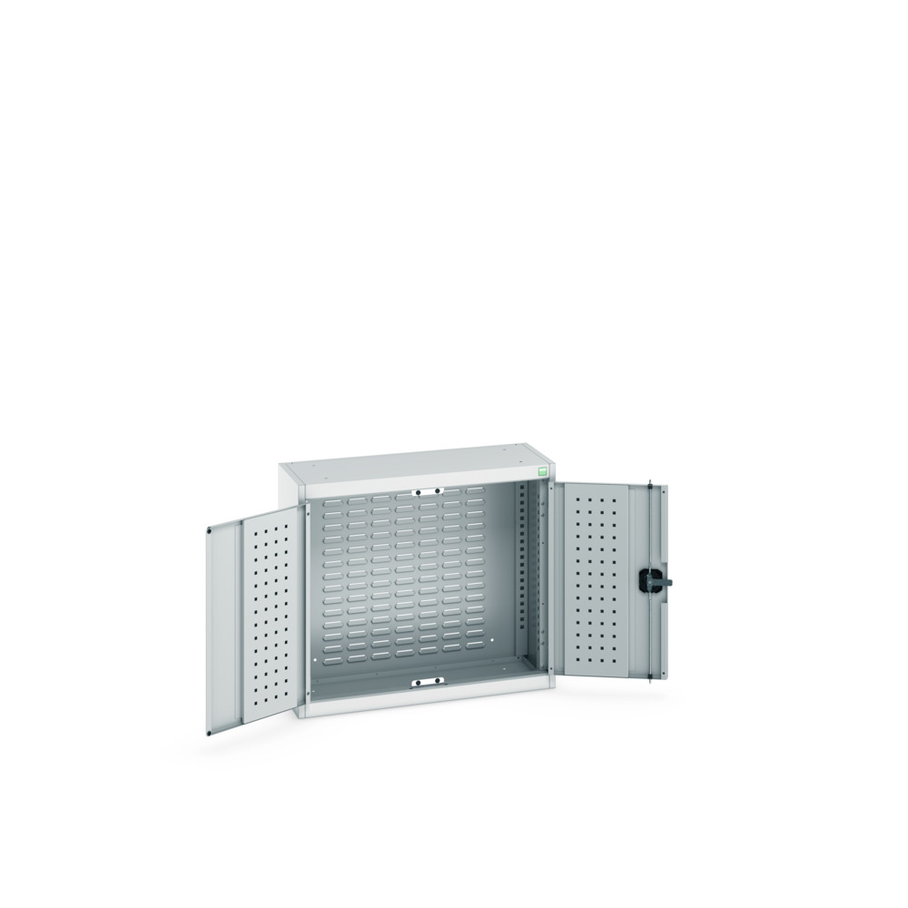 Armoire Murale a Bacs Cubio – 800x325x700 mm – RAL 7035 – Tôle d&rsquo;acier renforcé – Charge jusqu&rsquo;à 1 tonne 1