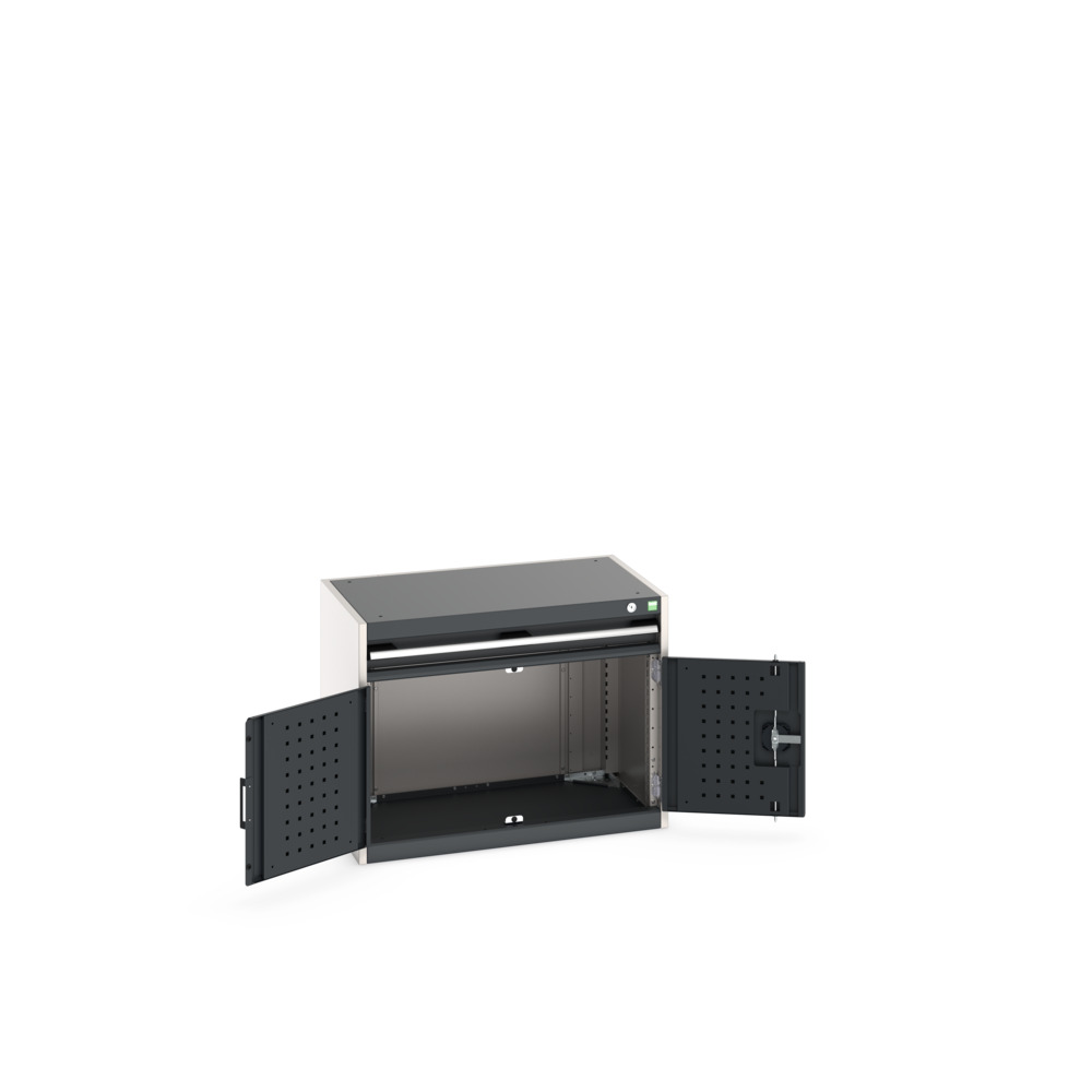 Armoire à tiroirs/portes SL-856 – 1 tiroir, 800x525x600 mm, RAL 7035/7016, acier, charge 1.5 tonne 2