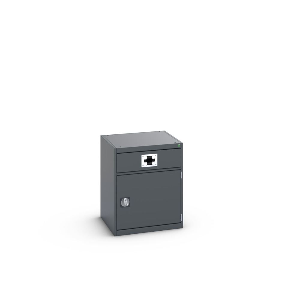 Armoire Kfz Gestion de Fluides Cubio 45001071.77V – Porte Perfo, 650x650x800 mm, RAL 7016 - Image 2