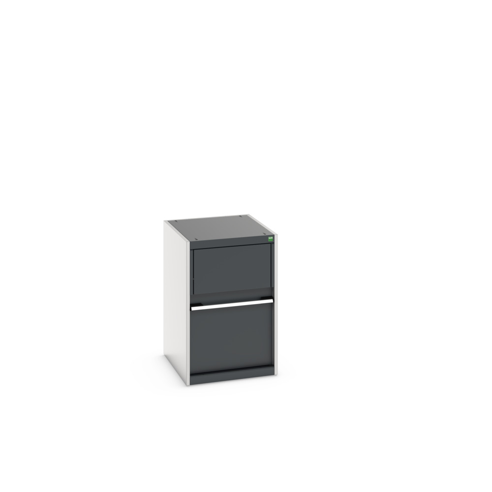Armoire Kfz pour Déchets Cubio – Réf. 45001078.19V – 525x650x800 mm – Bac aluminium amovible – RAL 7035/7016 2