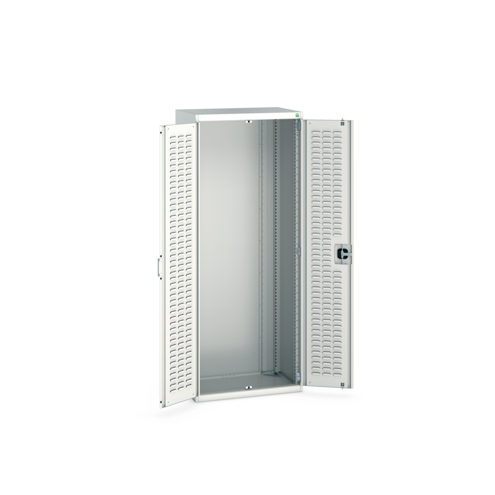 Armoire Cubio SMLF-8520-2 – Portes à Bacs – 800x525x2000 mm – RAL 7035 – Acier renforcé - Image 2