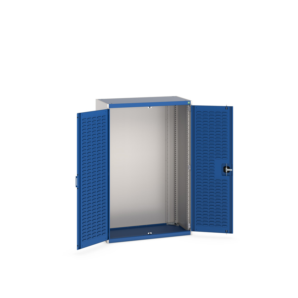 Armoire Cubio SMLF-10516-2 – Portes à Bacs – 1050x525x1600 mm – RAL 7035 / RAL 5010 - Image 2