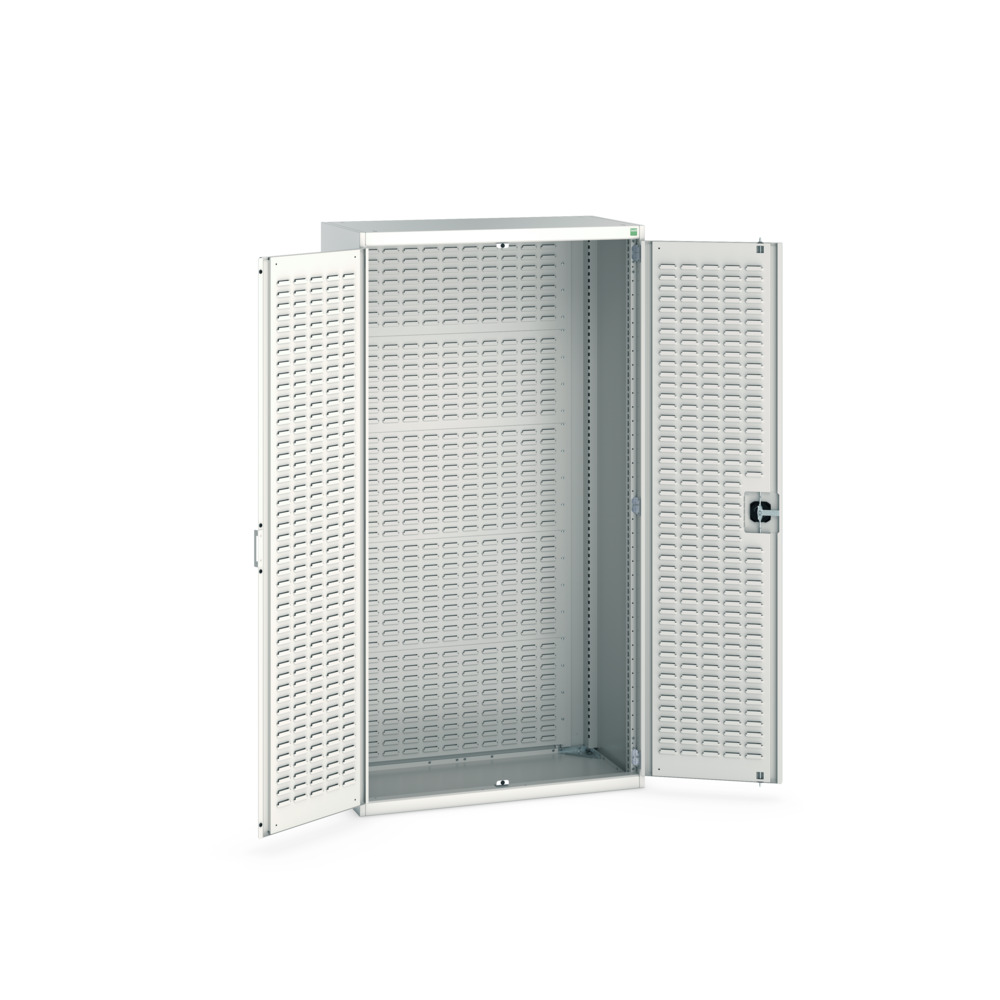 Armoire Cubio SMF-10520-2.4 – Armoire à panneaux avec portes à bacs – 1050x525x2000 mm – RAL 7035 - Image 2