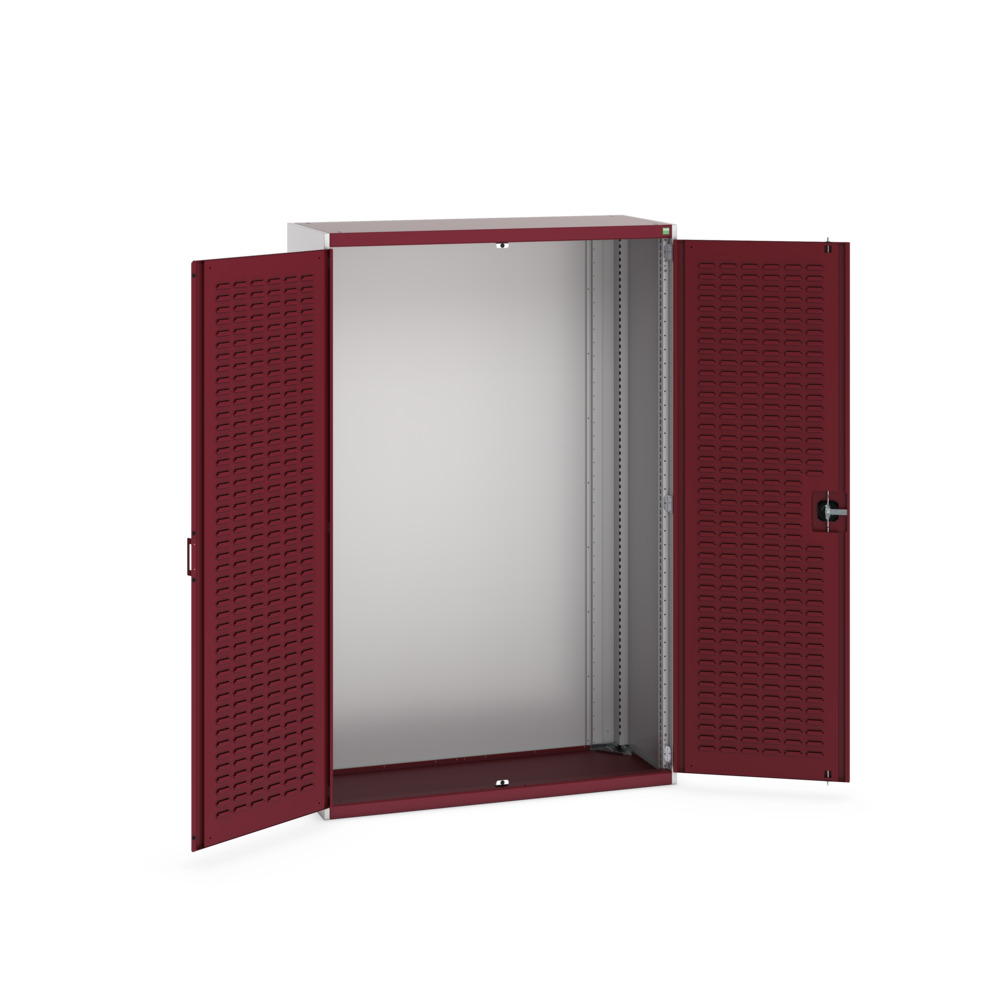 Cubio armoire SMLF-13520-2 – portes à bacs, 1300x525x2000 mm, RAL 7035 / RAL 3004 2