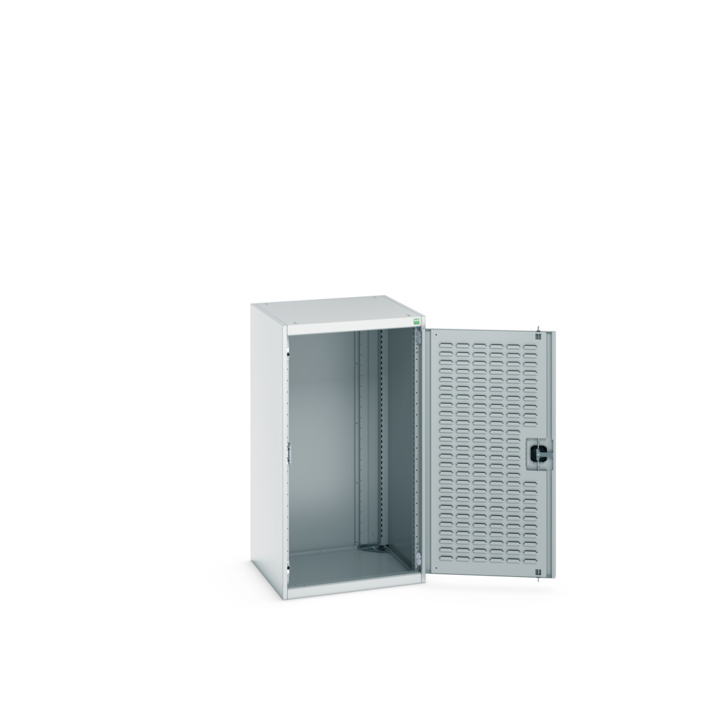 Armoire Cubio SMLF-6612-2 avec portes à bacs – 650x650x1200 mm – RAL 7035 – Acier renforcé - Image 2