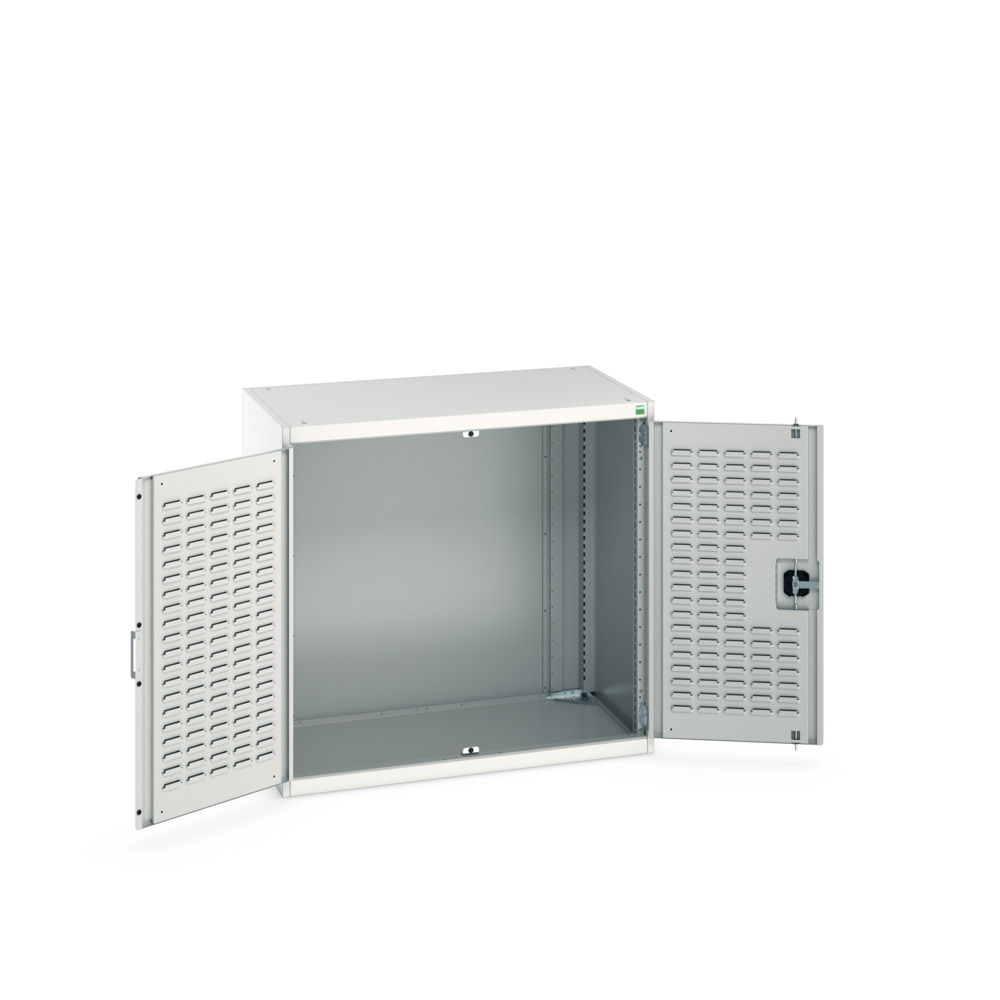 Armoire Cubio SMLF-10610-2 – Portes à bacs, 1050x650x1000 mm, RAL 7035, tôle d&rsquo;acier - Image 2