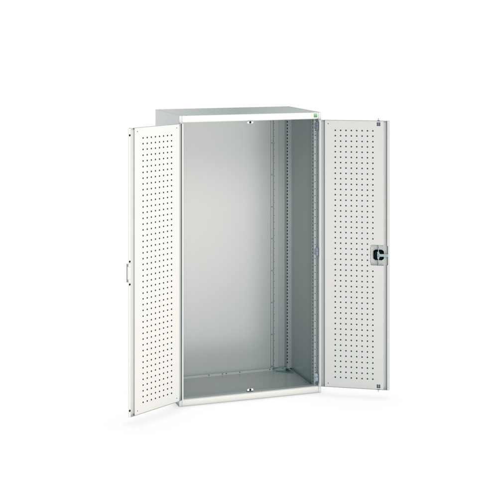 Cubio armoire SMLF-10620-1 – Portes perfo – 1050x650x2000 mm – RAL 7035 – Acier renforcé 2