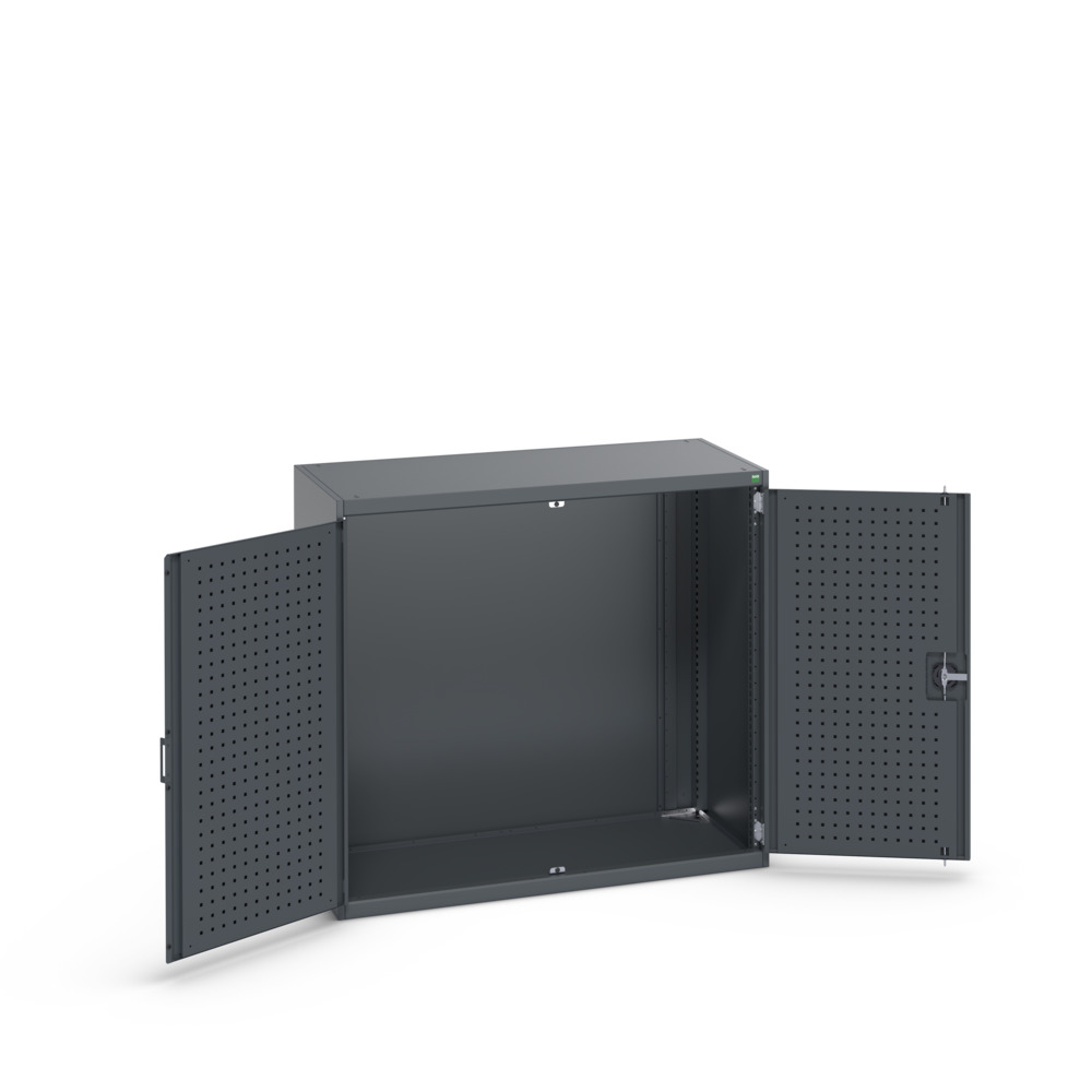 Armoire Cubio SMLF 13612-1 avec portes perfo – 1300x650x1200 mm – RAL 7016 – 40022015.77V 2