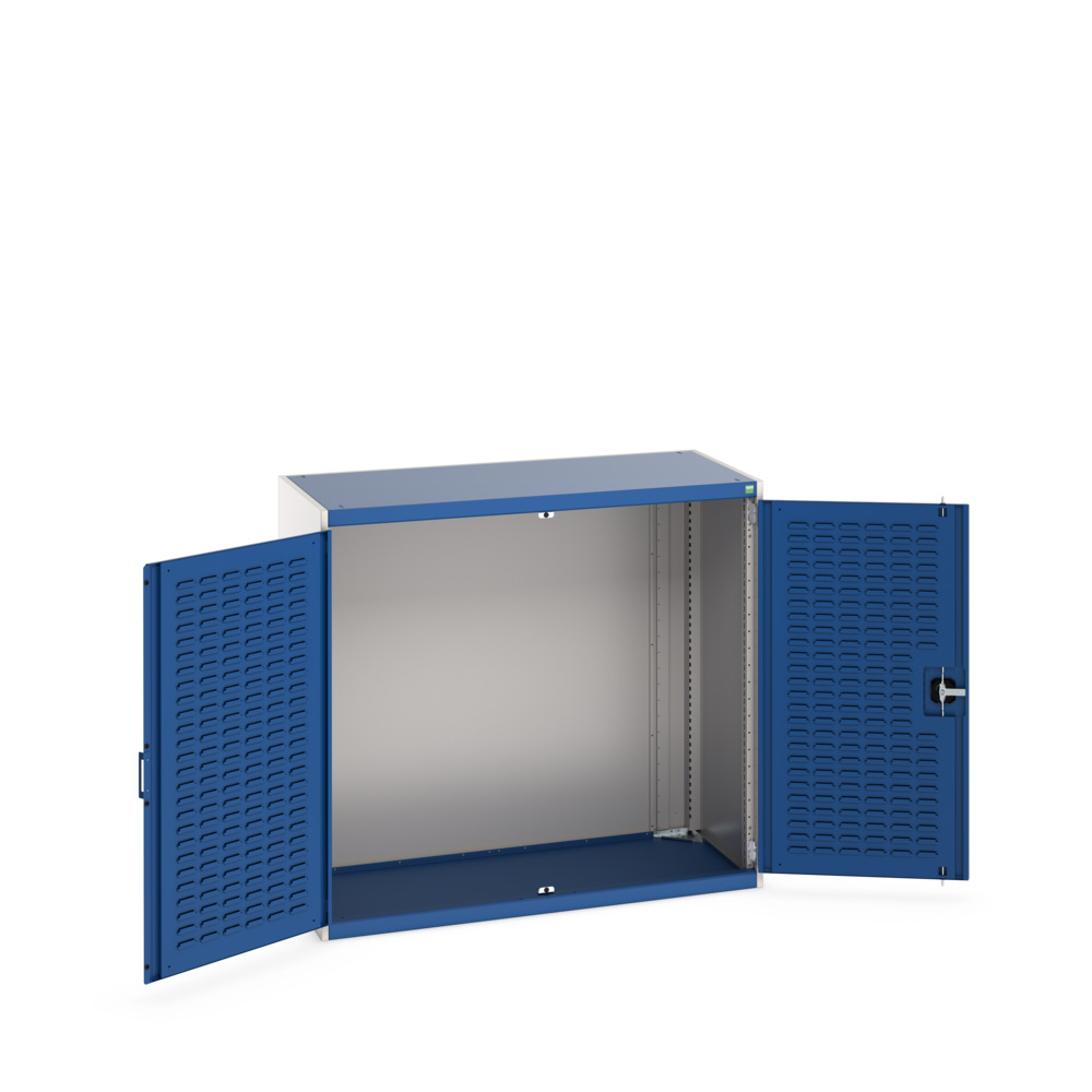 Armoire Cubio SMLF-13612-2 – 1300x650x1200 mm – Portes à bacs – RAL 7035/5010 2
