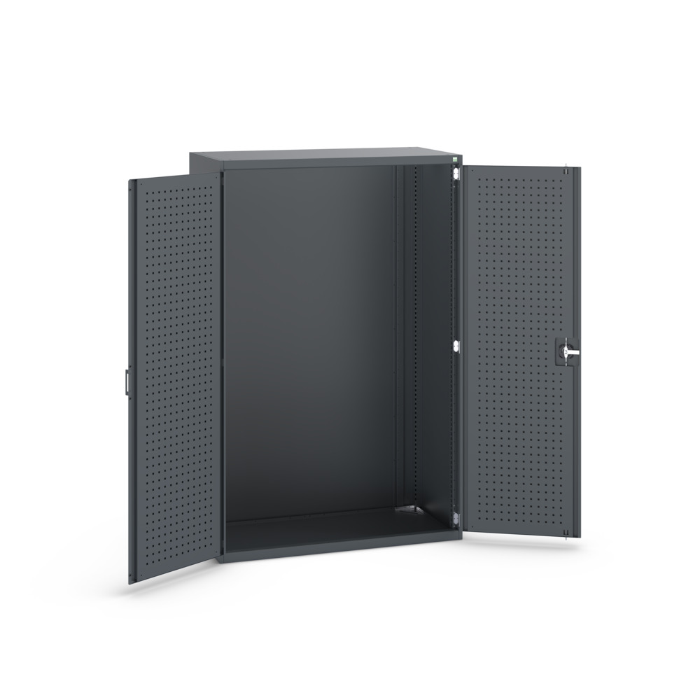 Armoire Cubio SMLF-13620-1 avec portes perfo – 1300x650x2000 mm – RAL 7016 – 40022019.77V 2
